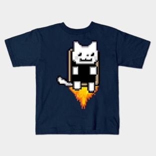 JetPack Kitty Attack Kids T-Shirt